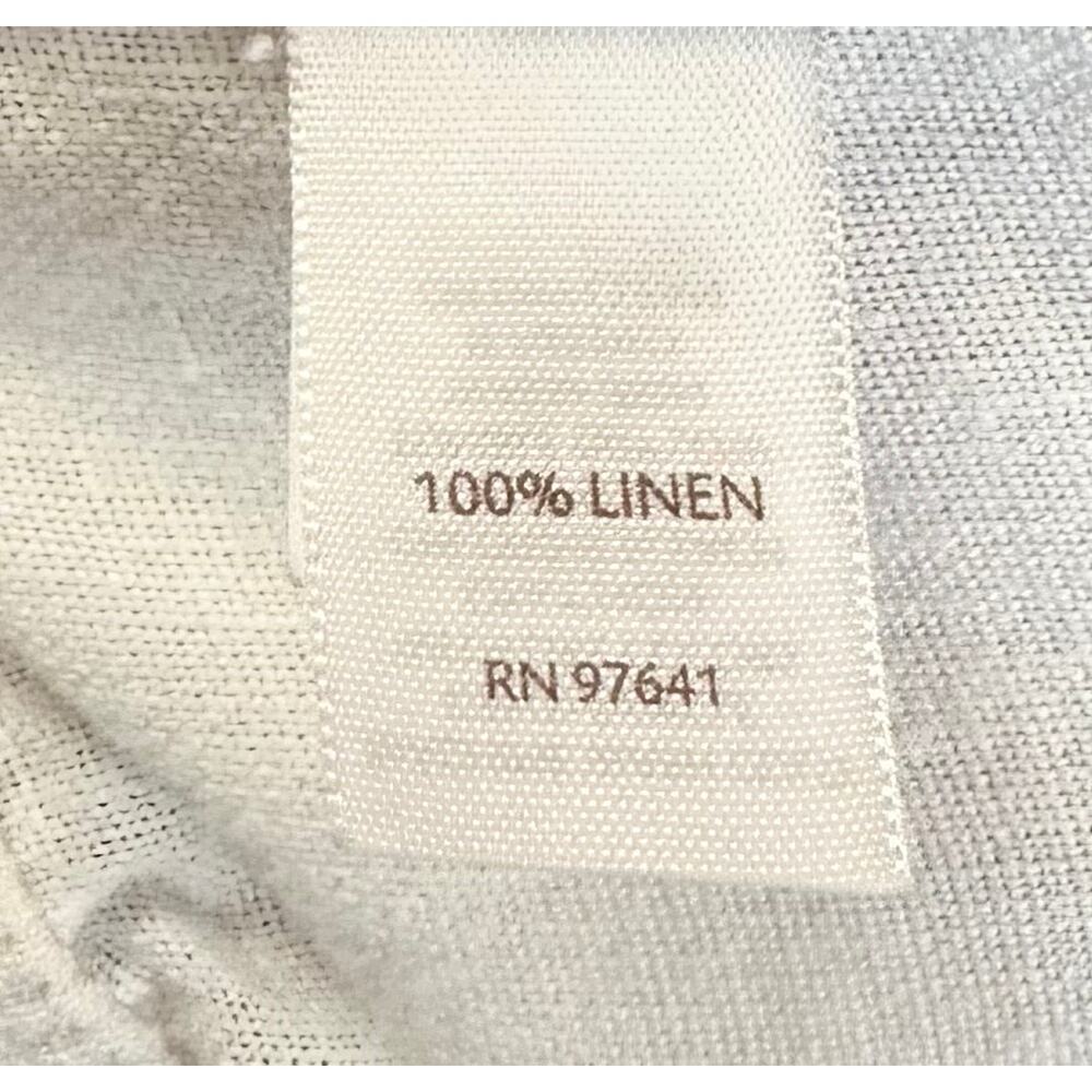 J. Jill Easy Pure Linen Wide Leg Crop Pants White Size Petite MP - Picture 7 of 7